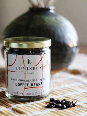 Dark Chocolate-covered Coffee Beans - Lumineux Shop- 2 Hungry Birds