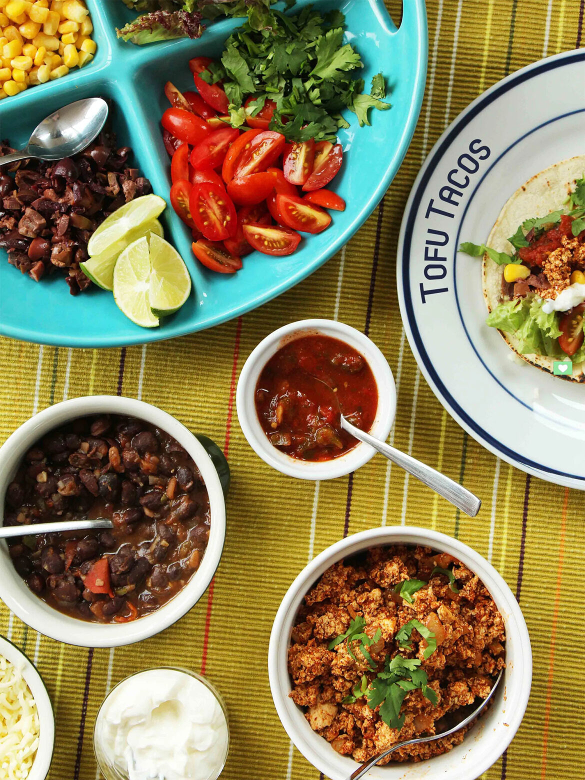 Recipe: Spicy Tofu Tacos - 2 Hungry Birds