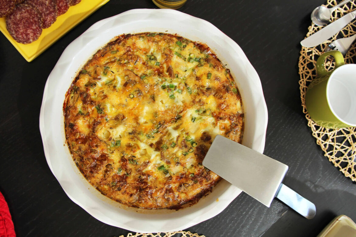 Recipe: Mushroom and Leek Frittata