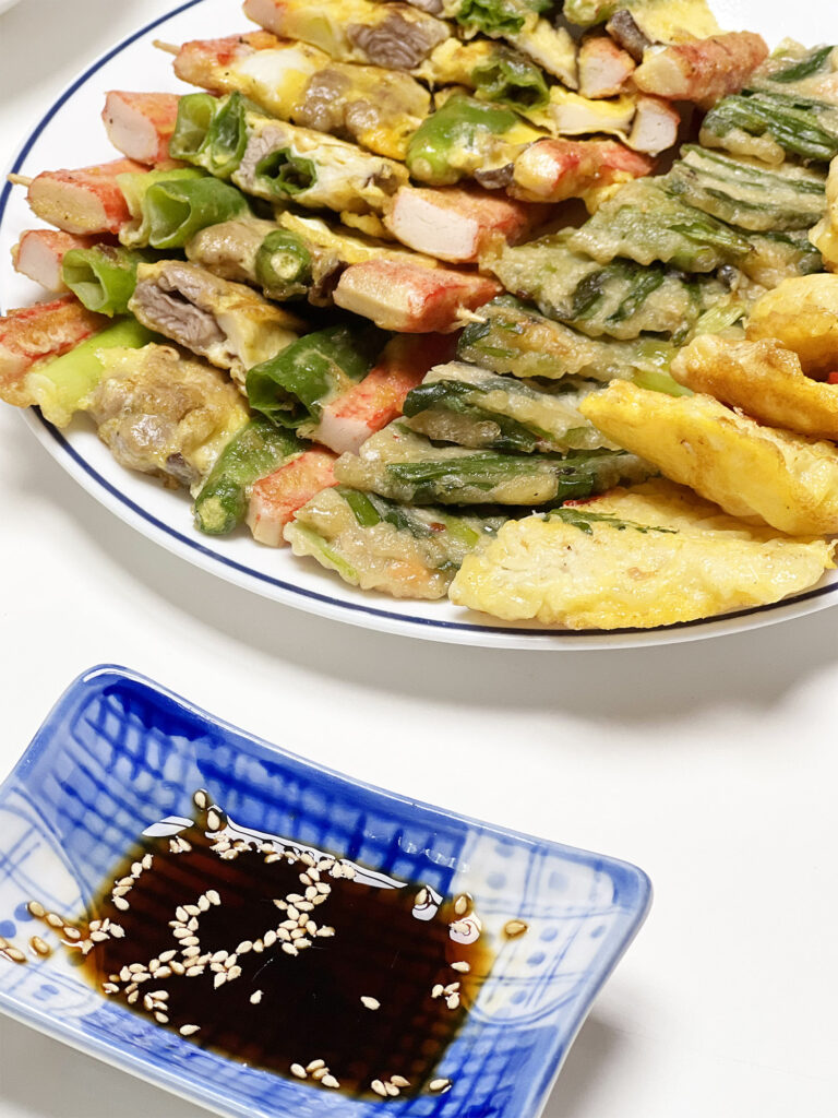 Recipe: Sanjeok – Korean Skewers with beef and vegetables
