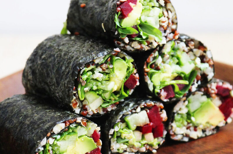 Recipe: Quinoa & Bulgur Nori Rolls