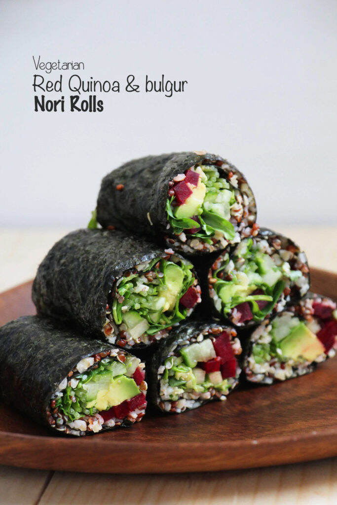 Recipe: Quinoa & Bulgur Nori Rolls