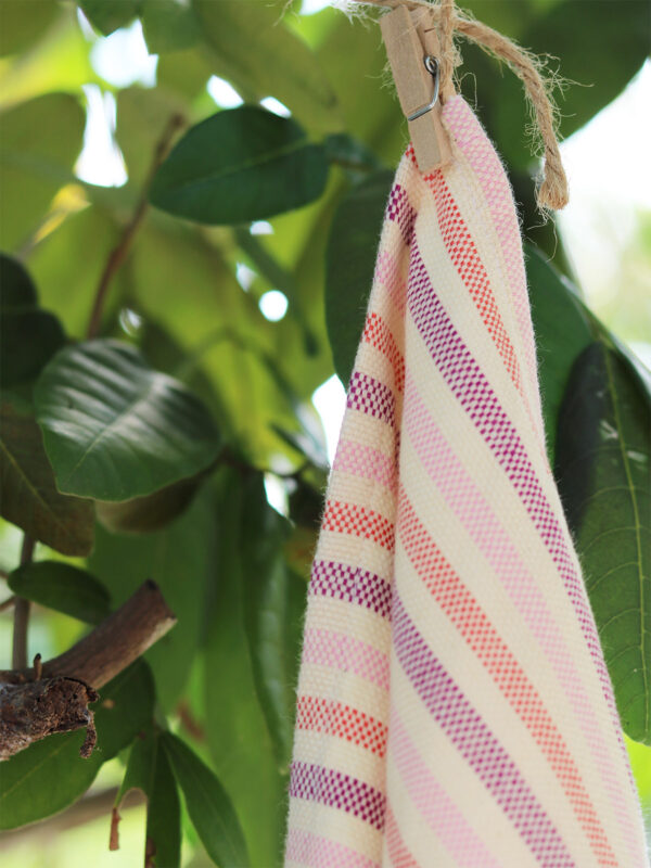 Very Berry - Handwoven Tea Towel - Weavers Project - Shop