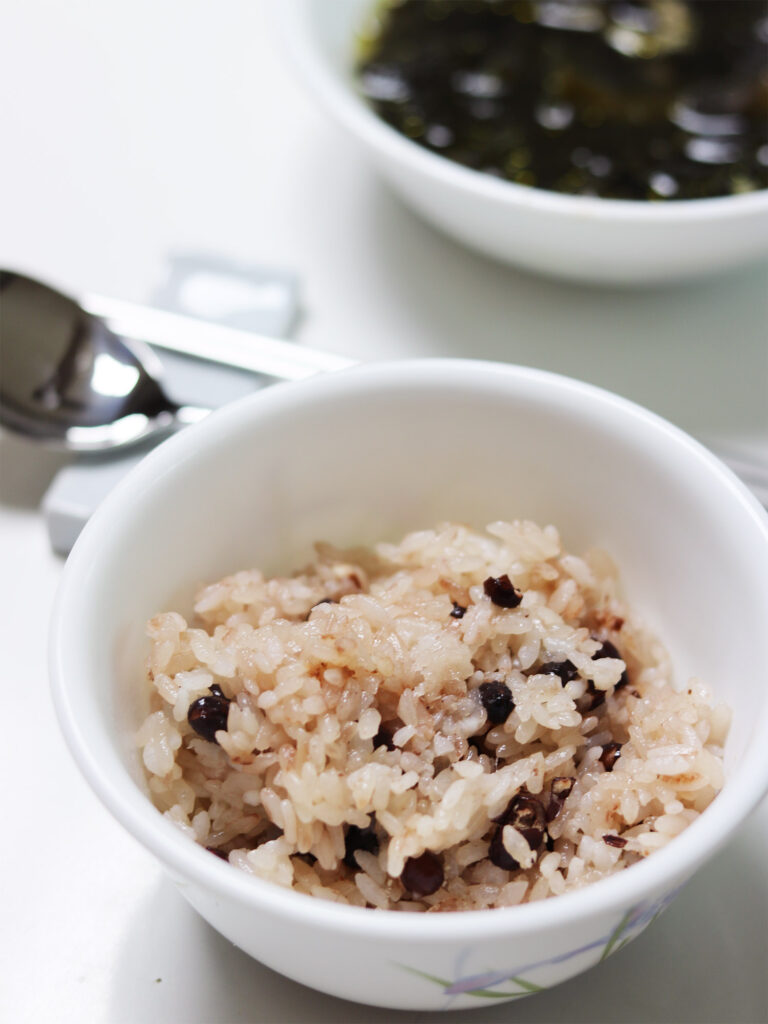 Recipe: Korean Red Bean Rice (Pat Bap)