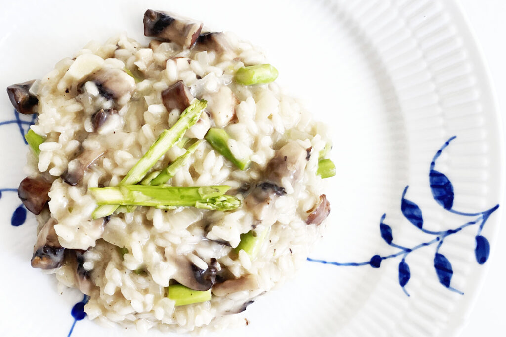 Recipe: Easy Asparagus & Mushroom Risotto
