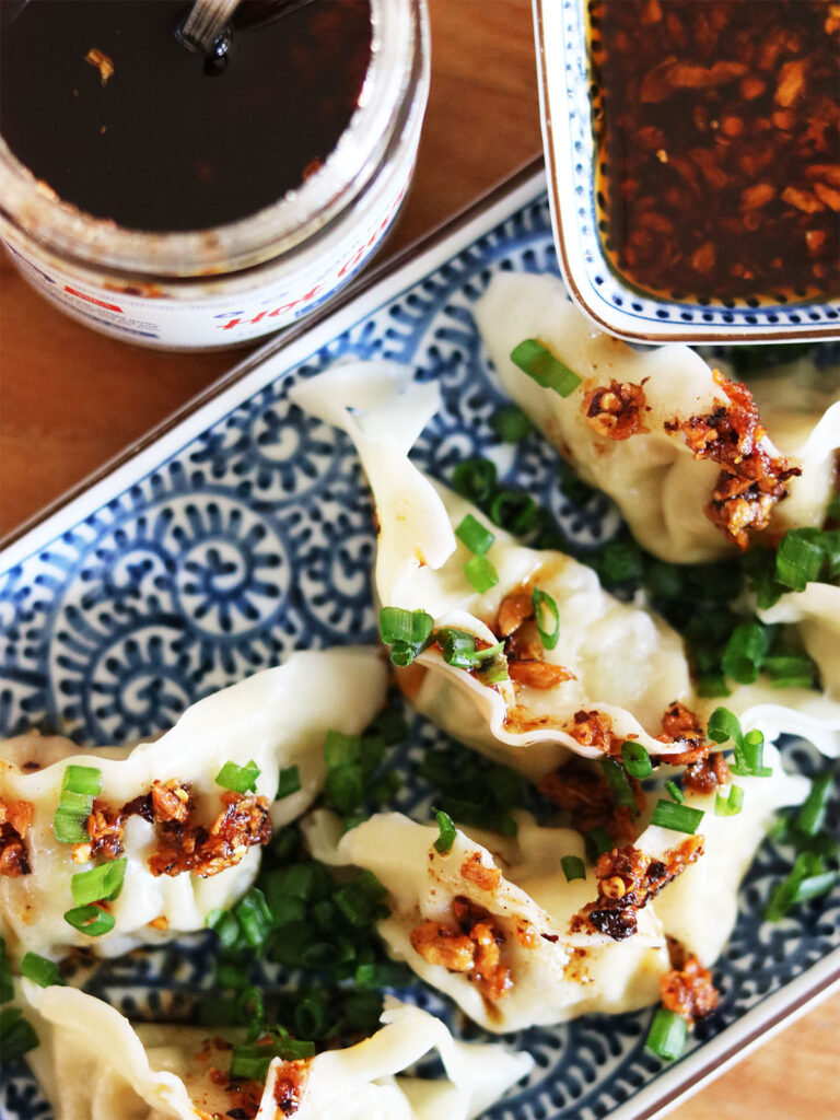 10-minute meal: Dumplings with Chili Crisp