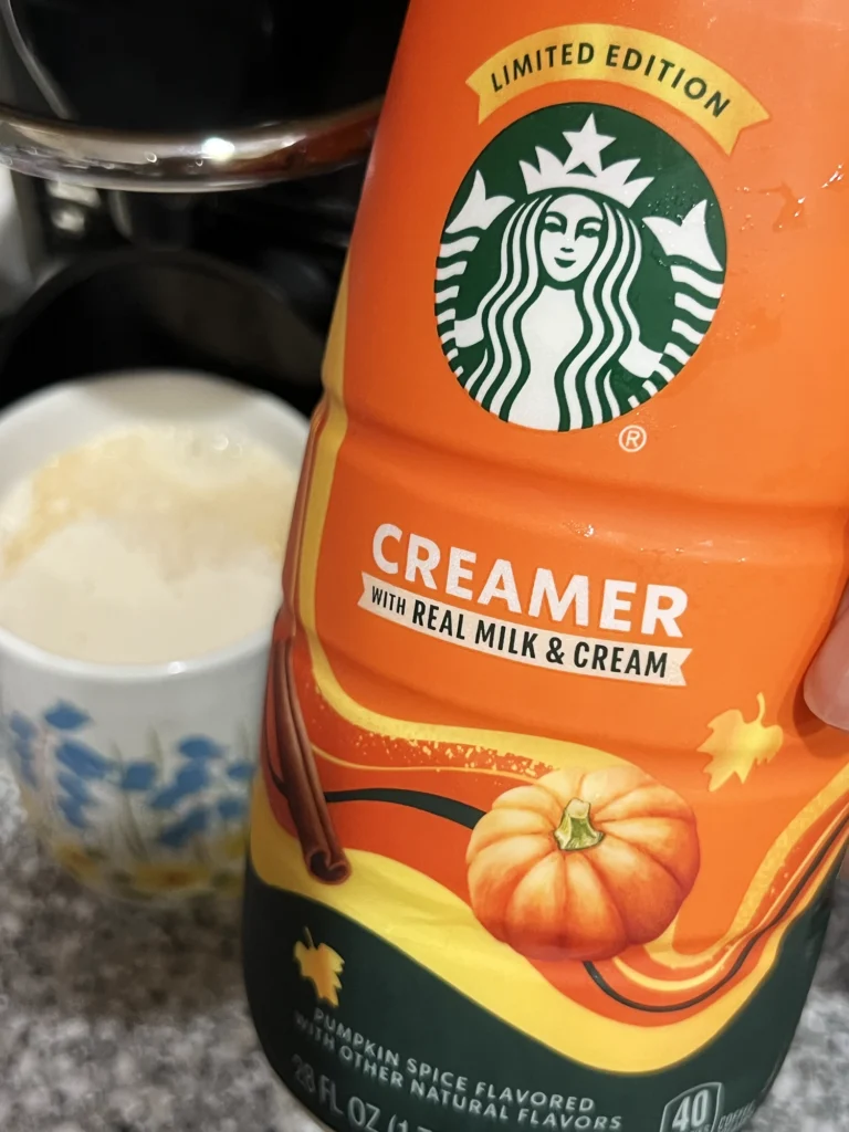 Starbucks Pumpkin Spice Creamer - My latest PSL Crush